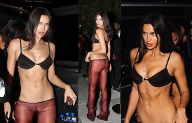Irina Shayk nepasikuklino &ndash; į vakarėlį atvyko beveik nuoga, visiems &bdquo;demonstravo&ldquo; kelnaites