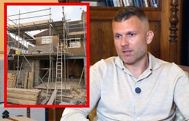 Po skryrybų Mindaugas Lipnius atskleidė su žmona Simona statyto įspūdingo dydžio namo likimą