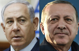 Izraelio premjeras Turkijos prezidentą pavadino antisemitiniu diktatoriumi