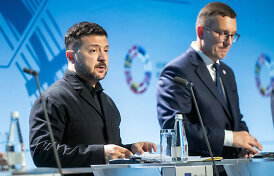 Volodymyras Zelenskis: Rusija tyčia nukreipia Ukrainos dronus į kitas &scaron;alis, kad suskaldytų Europą