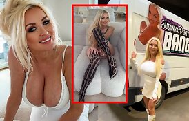 53-ejų &bdquo;OnlyFans&ldquo; žvaigždė sukėlė tikrą audrą &ndash; sėdo už &bdquo;sekso autobuso&ldquo; vairo