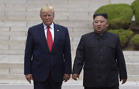 Kim Jong Uno sesuo: nieko nežinau apie jo bendravimą su Trumpu