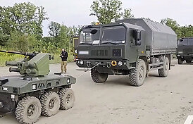 Prie Suvalkų koridoriaus i&scaron;bandytas kovinis robotas GOBLIN: ką jis gali?