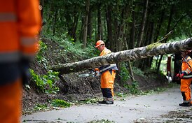 1,2 tūkst. i&scaron;kvietimų sulaukęs PAGD: audros padariniai gali būti didžiausi per du de&scaron;imtmečius
