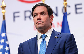 Vykstant deryboms su Iranu, Marco Rubio vyksta į Persijos įlankos &scaron;alis
