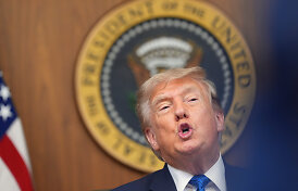 Donaldas Trumpas: JAV turi būti labai atsargios dėl raketų &bdquo;Patriot&ldquo; licencijos suteikimo Kyjivui