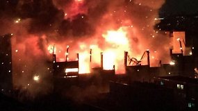 Didžiulis gaisras Maskvoje, Tušino mašinų gamykloje
