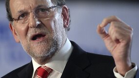 Ispanijos premjerui Mariano Rajoy per susitikimą su rinkėjais 17-metis smogė į galvą