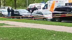 Policijos pareigūnai reagavo į prane&scaron;imus apie &scaron;ūvį Vilniuje, Gabijos gatvėje