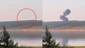 Rusijoje sudužo strateginis bombone&scaron;is Tu-22M3