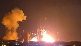 Apokaliptiniai vaizdai Irane: JAV numetė bombas-&bdquo;bunkerių sprogdintojas&ldquo;