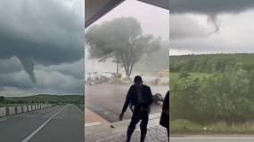 Uraganas smogė Maskvai