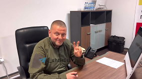 Anatolijus Štefanas kalbina Ukrainos kariuomenės vadą Valerijų Zalužną