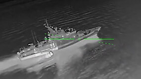 Sumedžiojo Rusijos FSB tarnybos laivą Kryme