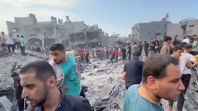 Izraelis bombardavo Džabalijos pabėgėlių stovyklą Gazos Ruože
