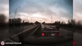 Rusijos pilietis autostrada lėkė tarsi beprotis