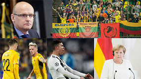 „Vieni vartai“: nauja Lietuvos rinktinės era, kosminis C.Ronaldo ir raudona kortelė A.Merkel
