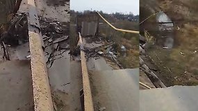 Prie Smolensko sugriuvo tiltas: užblokuotas pagrindinis transporto koridorius su Baltarusija