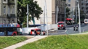 Dėl dujotiekio avarijos Vilniaus centre nutįso troleibusų ir autobusų eilė