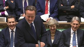 D.Cameronas atsisveikino su Jungtinės Karalystės premjero postu