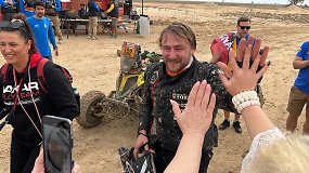 Fantastiškas Laisvydas Kancius Dakaro finiše: laimėjo paskutinį greičio ruožą ir dėkojo lietuviams už palaikymą