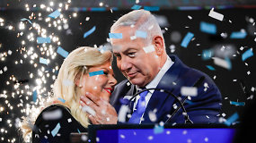 Izraelio premjeras B.Netanyahu po įtemptų rinkimų artėja prie pergalės