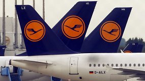 „Lufthansa“ streikuoja, atšaukta tūkstantis skrydžių