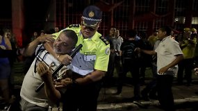 Brazilijoje – prezidente nepatenkintų protestuotojų ir pareigūnų susirėmimai