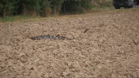Lenkijos policija ir pasienio apsaugos pareigūnai rado drono nuolaužų