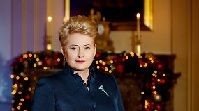 Prezidentės Dalios Grybauskaitės sveikinimas Kūčių vakarą