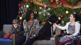 Michelle Obama vaikams papasakojo apie šunų išdaigas
