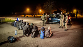 Marcinkonyse sulaikyti migrantai: „Prie sienos mus vežė Baltarusijos kariškiai“