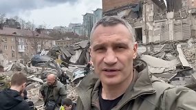 Kyjivo meras parodė, kaip atrodo miestas po rusų atakos