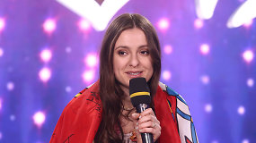 Ieva Zasimauskaitė spaudos konferencijoje po „Eurovizijos“ atrankos finalo