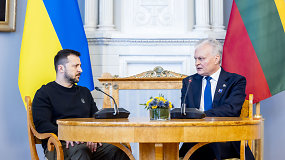 Prezidentūroje susitiko Volodymyras Zelenskis ir Gitanas Nausėda