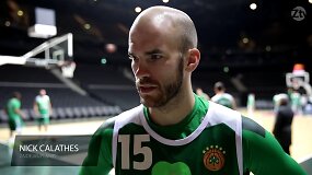 #DėmesysEurolygai. A.Džordževičius ir N.Calathes - apie būsimas rungtynes su &bdquo;Žalgiriu&ldquo;