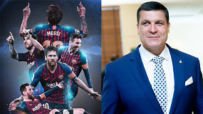 „Vieni vartai“: dieviškasis Lionelis Messi, „bagažinės“ federacija ir raudona kortelė prezidentui