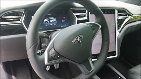 Kuo ypatingas „Tesla Model X“ interjeras