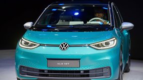 „Volkswagen“ pradeda naują gyvavimo erą: naujas logotipas ir elektrinis ID.3, nuvažiuojantis 420 km