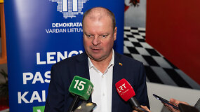 Saulius Skvernelis apie rinkėjų aktyvumą: &scaron;aukia regionai, bet spręsti ateina Vilnius