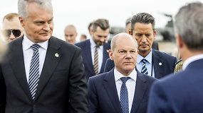 G.Nausėda ir O.Scholzas aplankė NATO priešakinių pajėgų bataliono kovinę grupę – komentarai po susitikimo