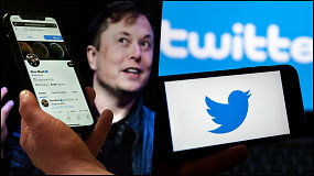 „Twitter“ padavė E.Muską į teismą – verslininkas nutraukė savo 44 milijardų socialinio tinklo pirkimo sandorį