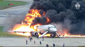 Rusija paskelbė naują „Aeroflot“ katastrofos vaizdo įrašą