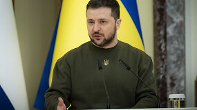 V.Zelenskis:  kova dėl Bachmuto darosi vis sudėtingesnė