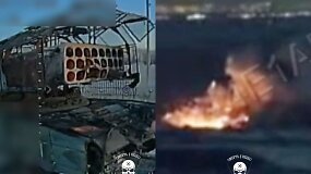 Pamatykite, kaip ukrainiečiai sunaikino Rusijos sunkiąją liepsnosvaidžio sistemą