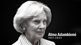 Mirė prezidento Valdo Adamkaus žmona Alma Adamkienė