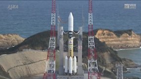 Japonų raketa į kosmosą iškėlė Kanados palydovą