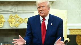 Donaldas Trumpas: dėl muitų nori derėtis 70 &scaron;alių