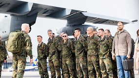 Lietuva pasirengusi priimti maždaug trečdalio Vokietijos brigados karių šeimas