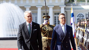 Į Lietuvą oficialaus vizito atvyko Suomijos prezidentas Alexander'as Stubbas